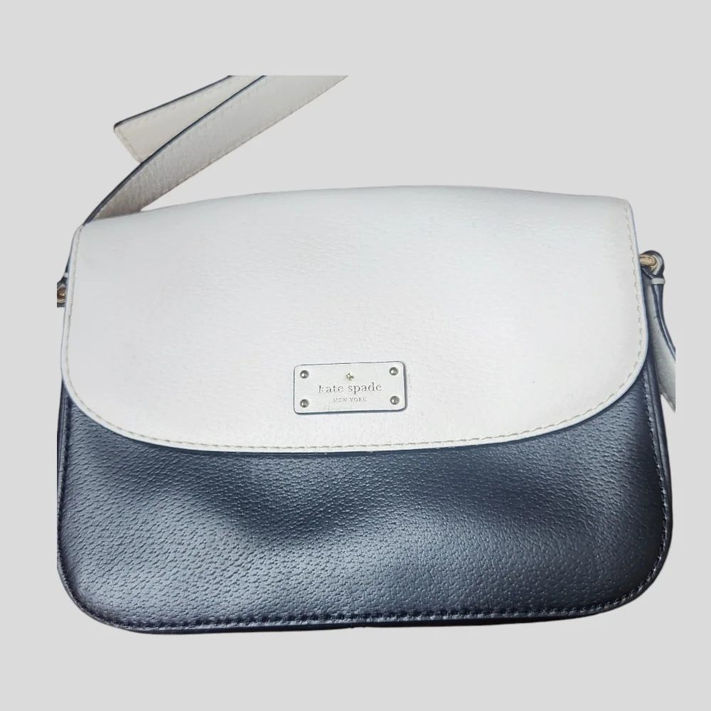 Kate Spade Adelaide Grove Street Black Leather Crossbody Shoulder Bag